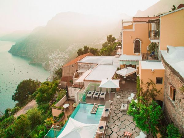 Luxury Positano Pool Villa Sea Views Walk To Beach & Dining