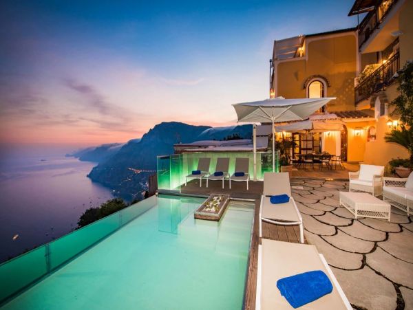Luxury Positano Pool Villa Sea Views Walk To Beach & Dining
