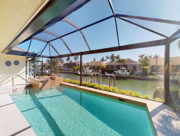 Canal Front Vacation Pool Home in Marco Island 6 Guests