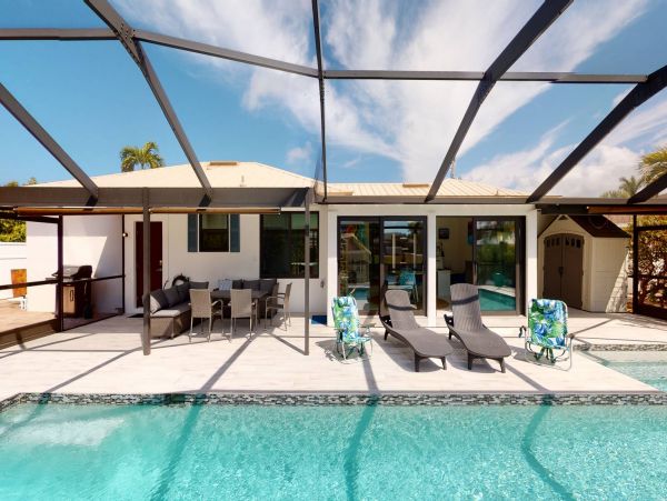 Marco Island Vacation Home Two Bedrooms Canal Views Sleeps 6