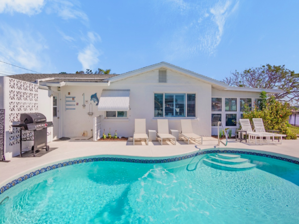 Anna Maria Island Canal Front Retreat with Private Pool and Dock