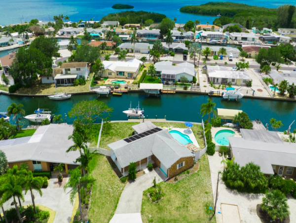 Anna Maria Island Canal Front Retreat with Private Pool and Dock