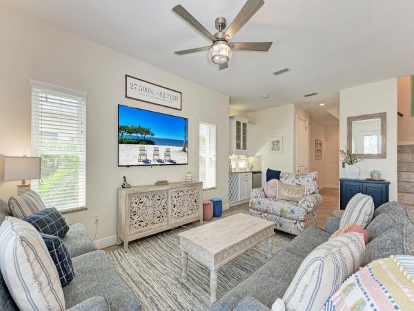 Water Views Holmes Beach Vacation Pool Home Five Bedroom