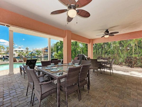 Water Views Holmes Beach Vacation Pool Home Five Bedroom