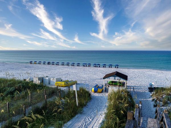 Walk to the beach house