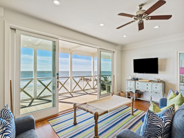 Oceanfront Six Bedroom Vacation Rental Home in Folly Beach