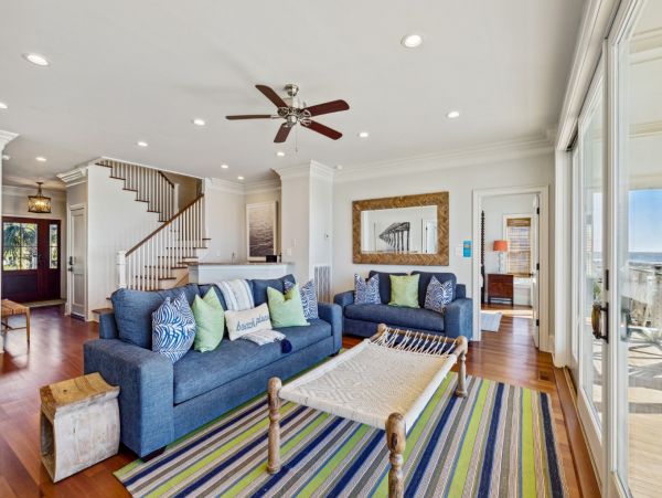 Oceanfront Six Bedroom Vacation Rental Home in Folly Beach