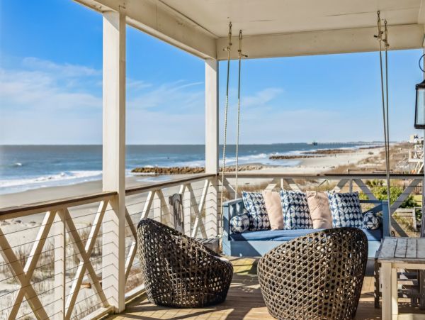 Oceanfront Six Bedroom Vacation Rental Home in Folly Beach