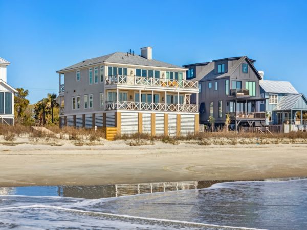 Oceanfront Six Bedroom Vacation Rental Home in Folly Beach