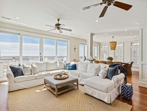 Oceanfront Six Bedroom Vacation Rental Home in Folly Beach