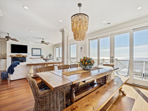 Oceanfront Six Bedroom Vacation Rental Home in Folly Beach