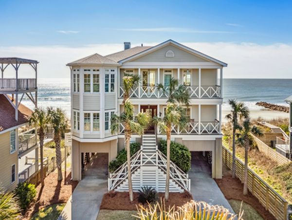 Oceanfront Six Bedroom Vacation Rental Home in Folly Beach