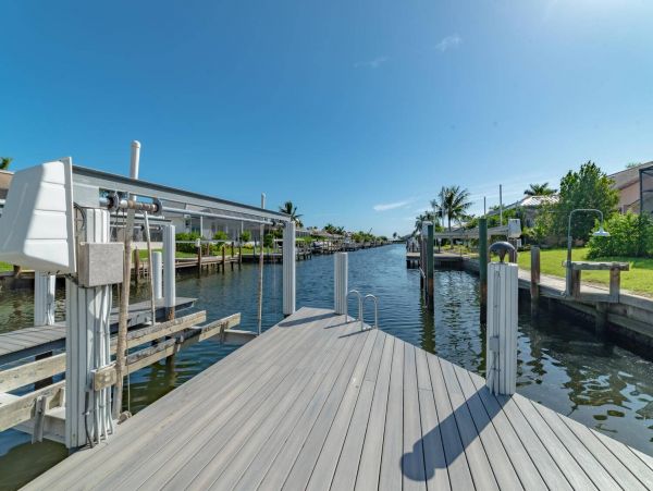 Marco Island 3 Bedroom Canal Front Home with Dock and Pool
