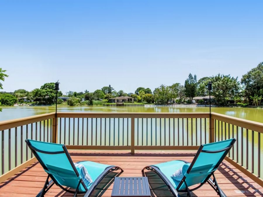 Sarasota Waterfront Three Bedroom Vacation Home