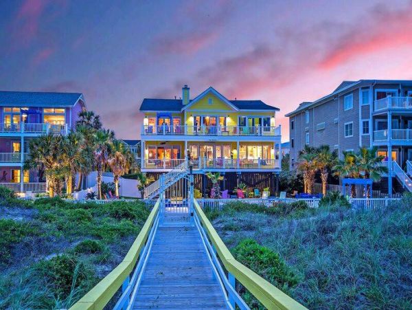 Oceanfront Isle of Palms Vacation Home Sleeps Twenty Guests