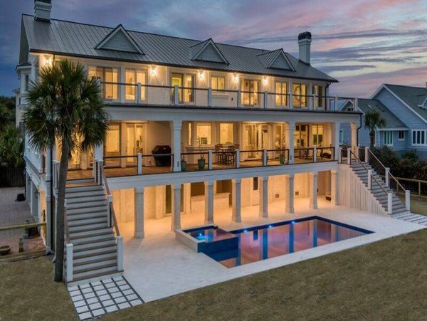 Oceanfront Luxury Vacation Home in Isle of Palms with Private Pool