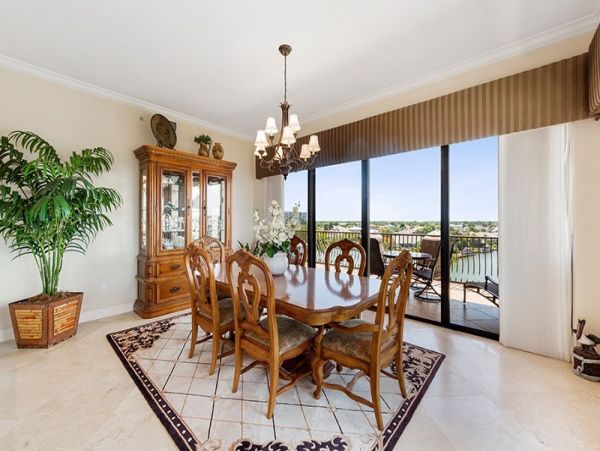 Expansive balcony overlooking the Bay and Gulf