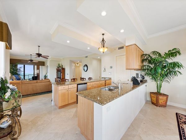 Expansive balcony overlooking the Bay and Gulf