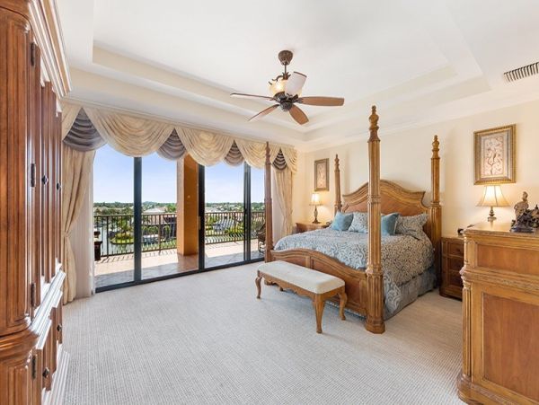 Expansive balcony overlooking the Bay and Gulf