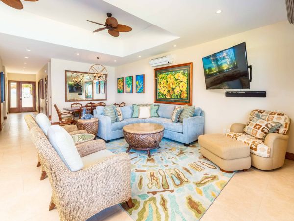 Ocean Front Lahaina Vacation Home Five Bedroom