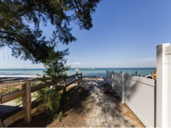 Walk Right Across The Street to Our Bay Steps to Beach