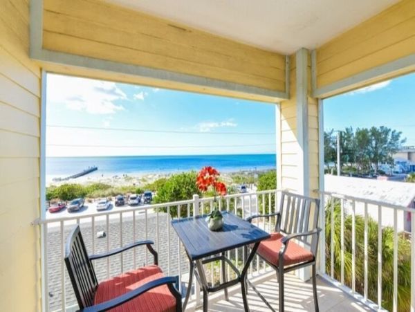 Stunning Beachfront Duplex with Panoramic Gulf & Bay Views