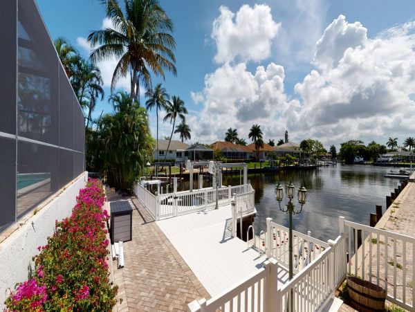 Walk to Beach Marco Island Vacation Pool Home Four Bedroom