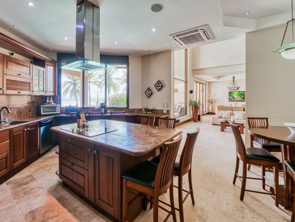 Beachfront 4 Bedroom Home with Private Pool