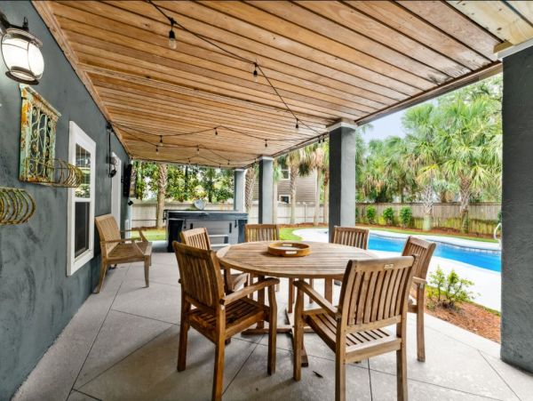 Luxury Isle of Palms Vacation Rental with Pool & Dual Master Suites