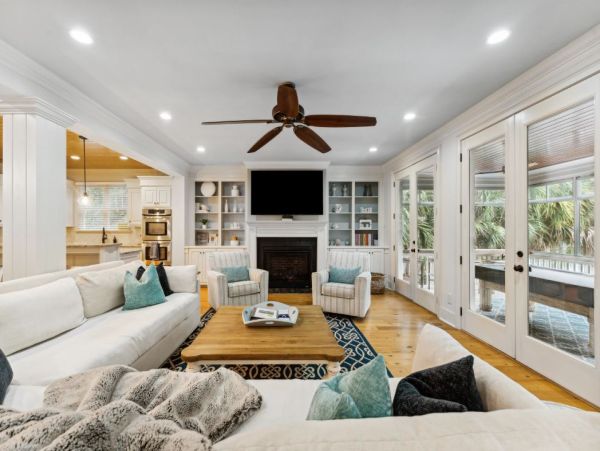 Luxury Isle of Palms Vacation Rental with Pool & Dual Master Suites