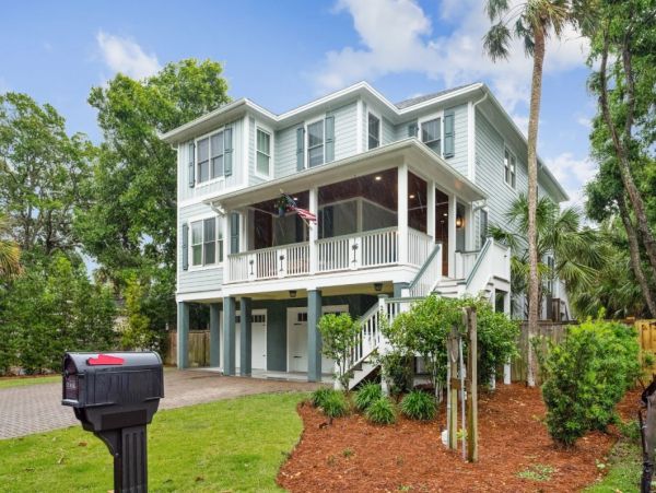 Luxury Isle of Palms Vacation Rental with Pool & Dual Master Suites