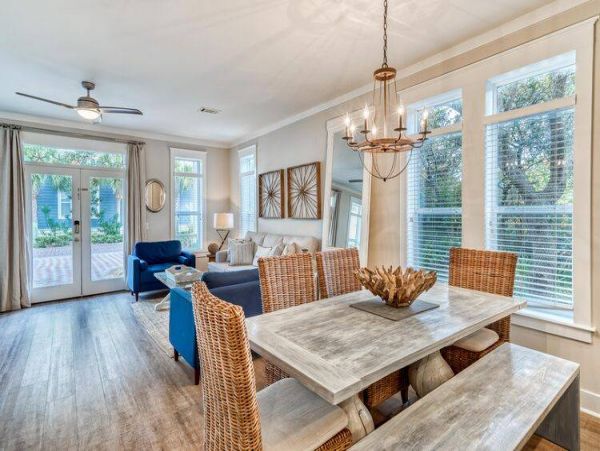Three story home with 3 bedrooms and one block to the beach