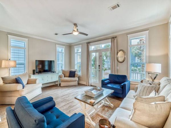 Three story home with 3 bedrooms and one block to the beach