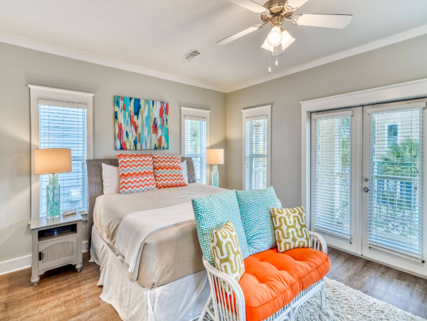 Three story home with 3 bedrooms and one block to the beach