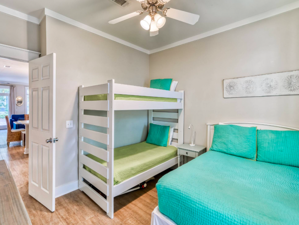 Three story home with 3 bedrooms and one block to the beach