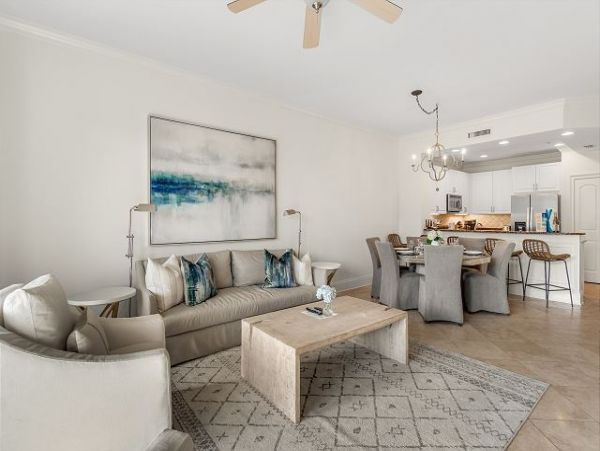 Luxury Vacation Beach Condo in Santa Rosa Beach Sleeps 8 Guests