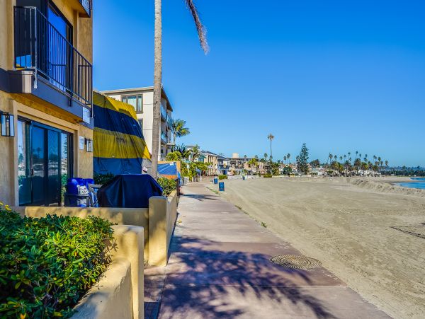 Mission Beach stunning views oceanfront condo.