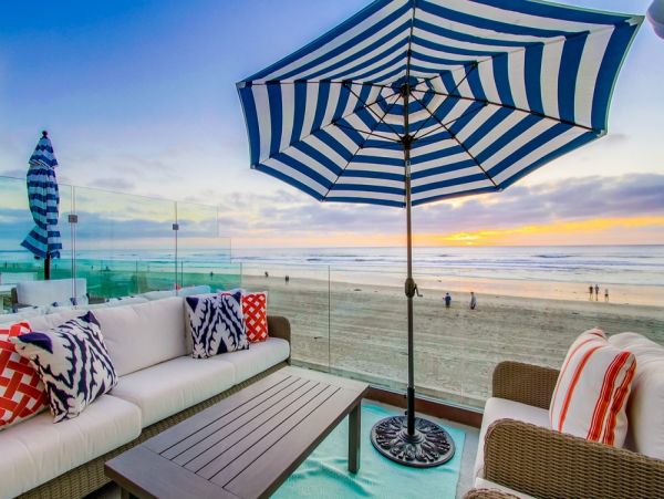 Mission Beach Luxury Oceanfront Rental Hot Tub & Great Views