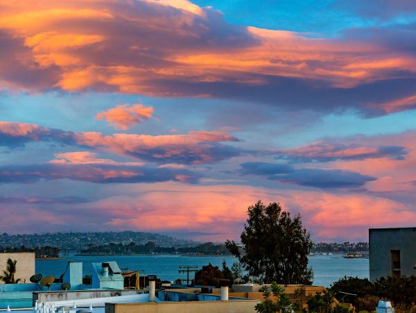 Stunning Coastal Retreat with Bay and Beach Views, Rooftop Deck & Firepit!