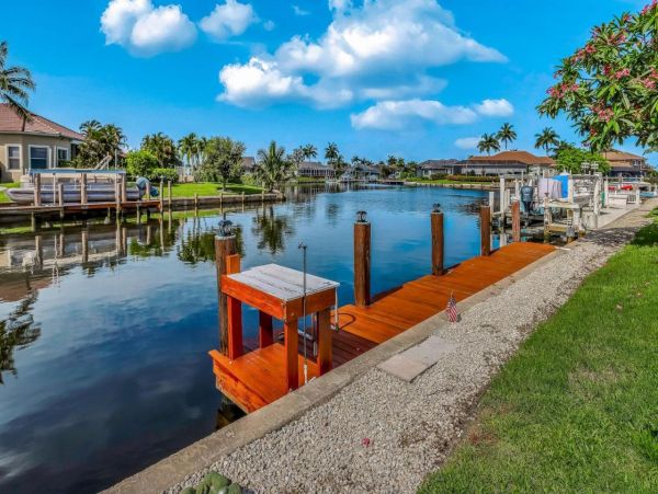 Marco Island Waterfront 3 Bedroom Home with Pool, Spa & Dock