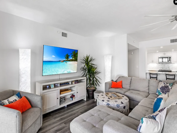 Gulf-Front Fort Myers Beach Three Bedroom Vacation Condo