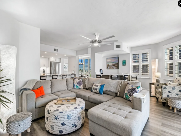 Gulf-Front Fort Myers Beach Three Bedroom Vacation Condo