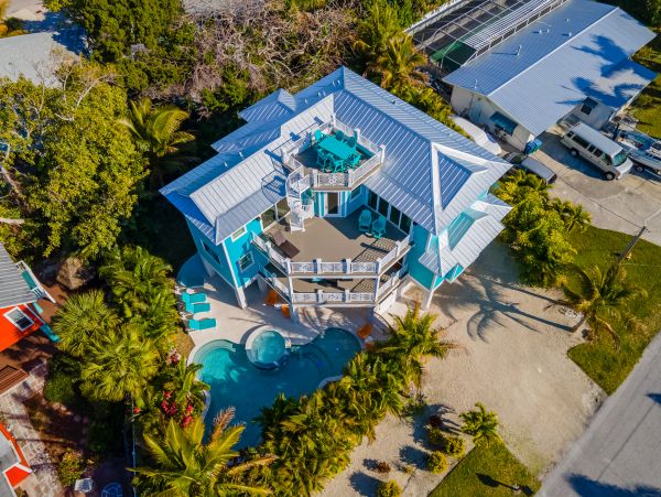 Walk to Beach Holmes Beach Vacation Pool Home Five Bedroom