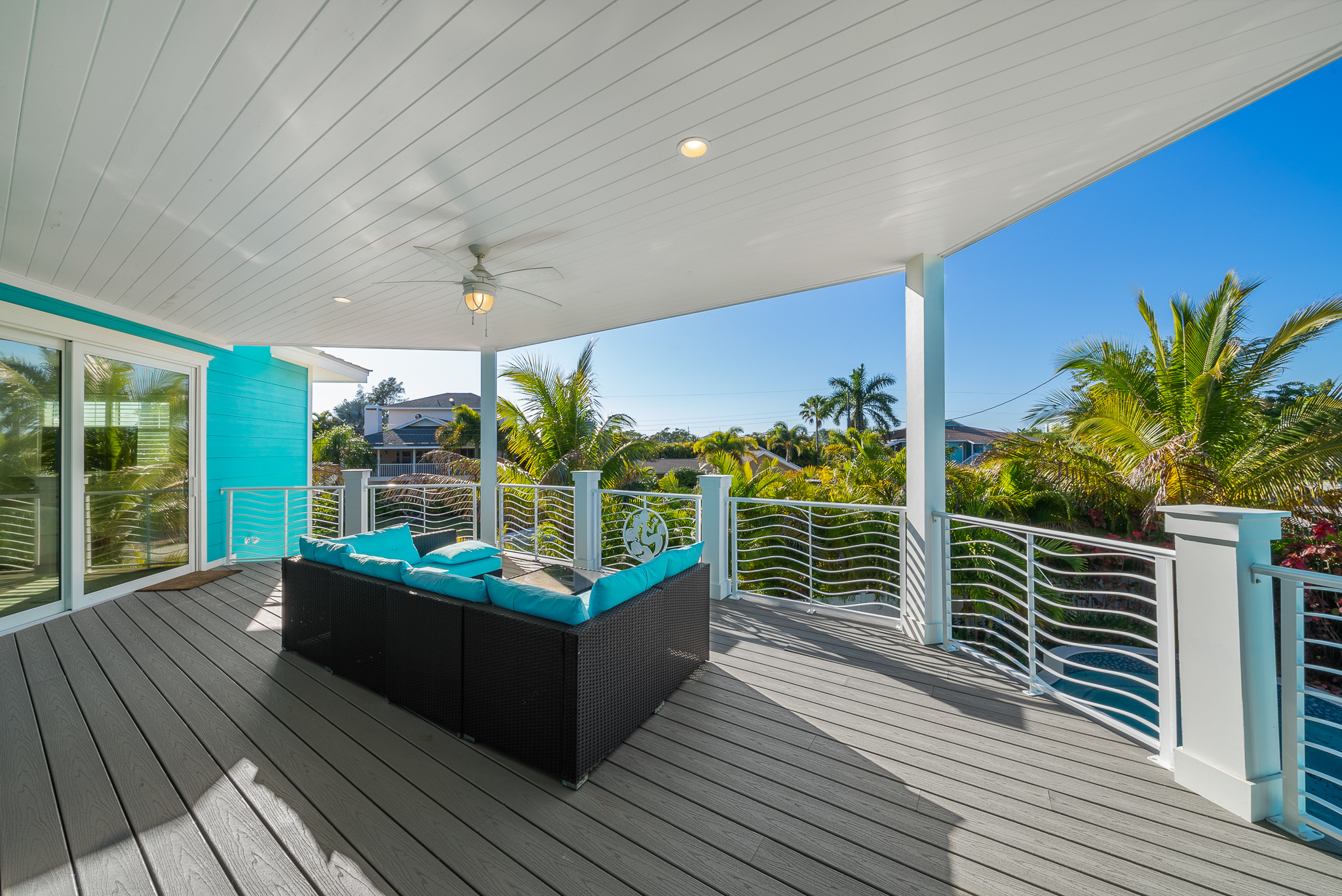 Walk to Beach Holmes Beach Vacation Pool Home Five Bedroom