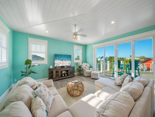Walk to Beach Holmes Beach Vacation Pool Home Five Bedroom