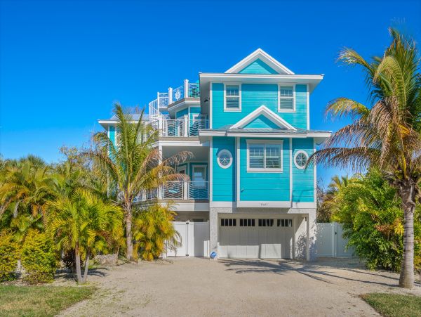 Walk to Beach Holmes Beach Vacation Pool Home Five Bedroom