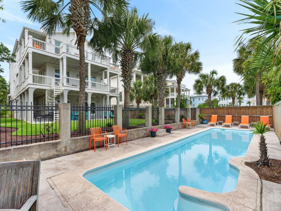 Luxury 7 Bedroom Islae of Palms Vacaation Home with Heated Pool & Ocean Views