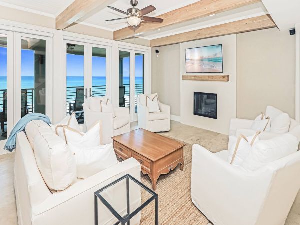 On Beach Santa Rosa Vacation Pool Home Five Bedroom