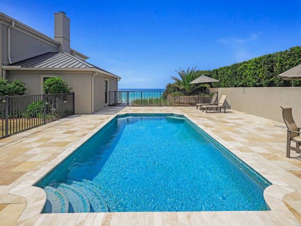 On Beach Santa Rosa Vacation Pool Home Five Bedroom