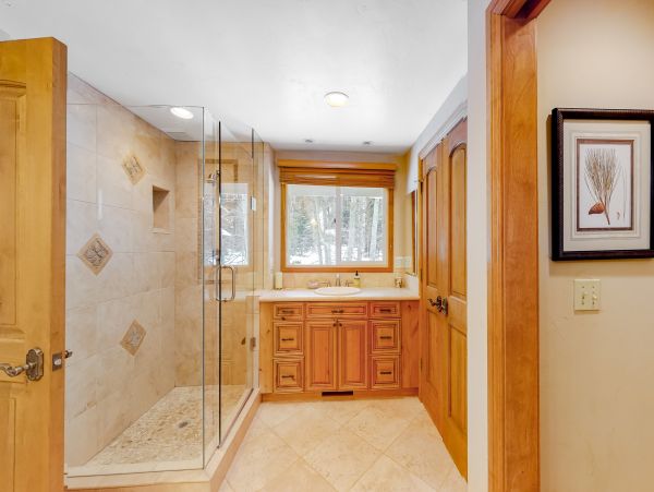 Steps to East Vail shuttle